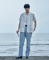 Short Sleeve Shirt Casual Spread Linen
