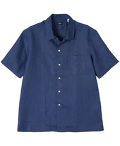 Short Sleeve Shirt Casual Spread Linen