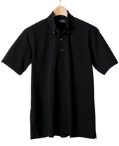 Business Polo Shirt Button Down Pique Jersey