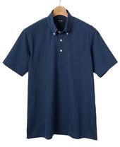 Business Polo Shirt Button Down Pique Jersey