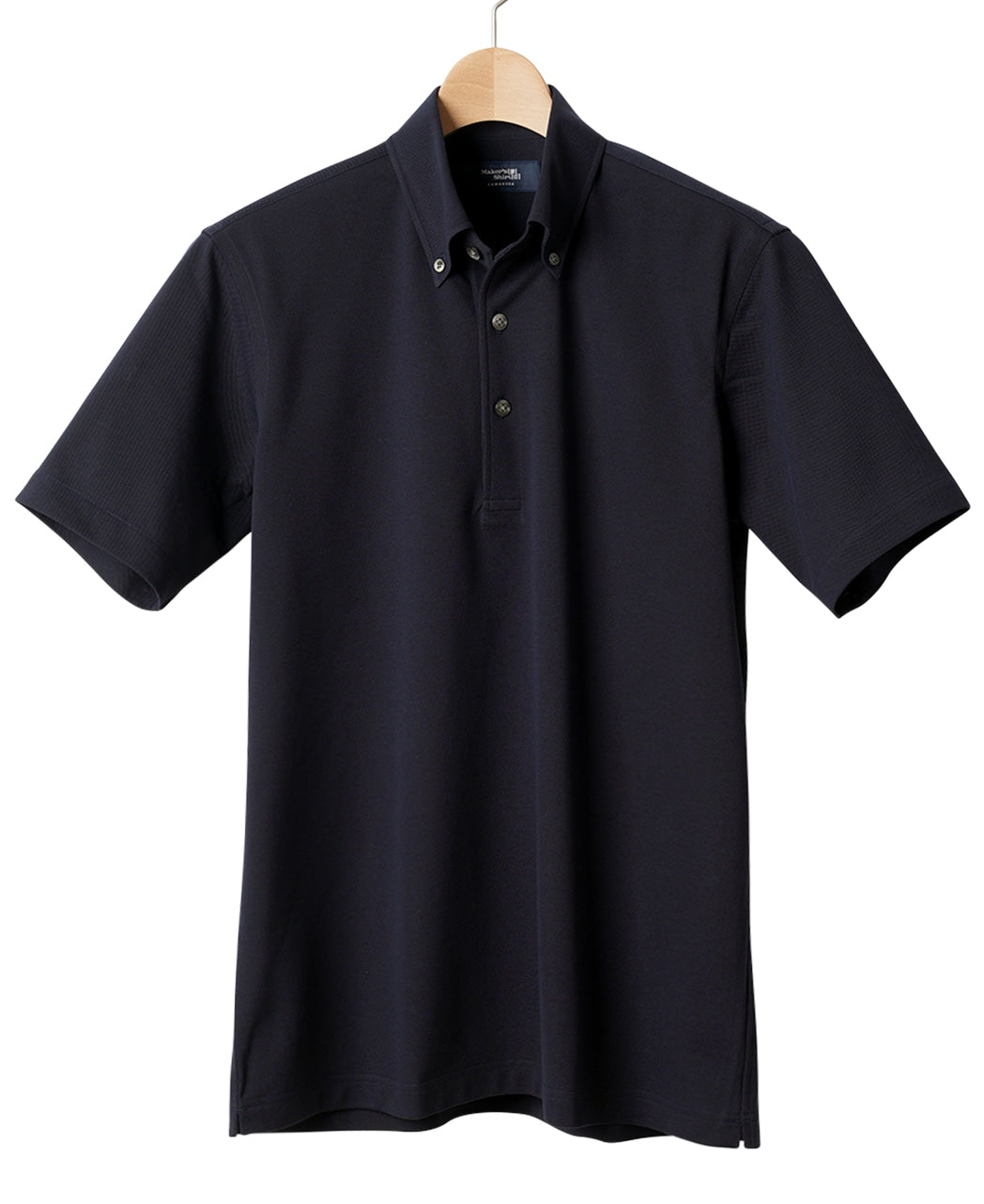 Business Polo Shirt Button Down Pique Jersey