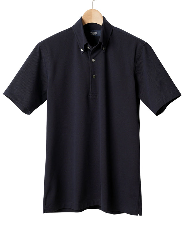 Business POLO SHIRT - Button Down Pique Jersey