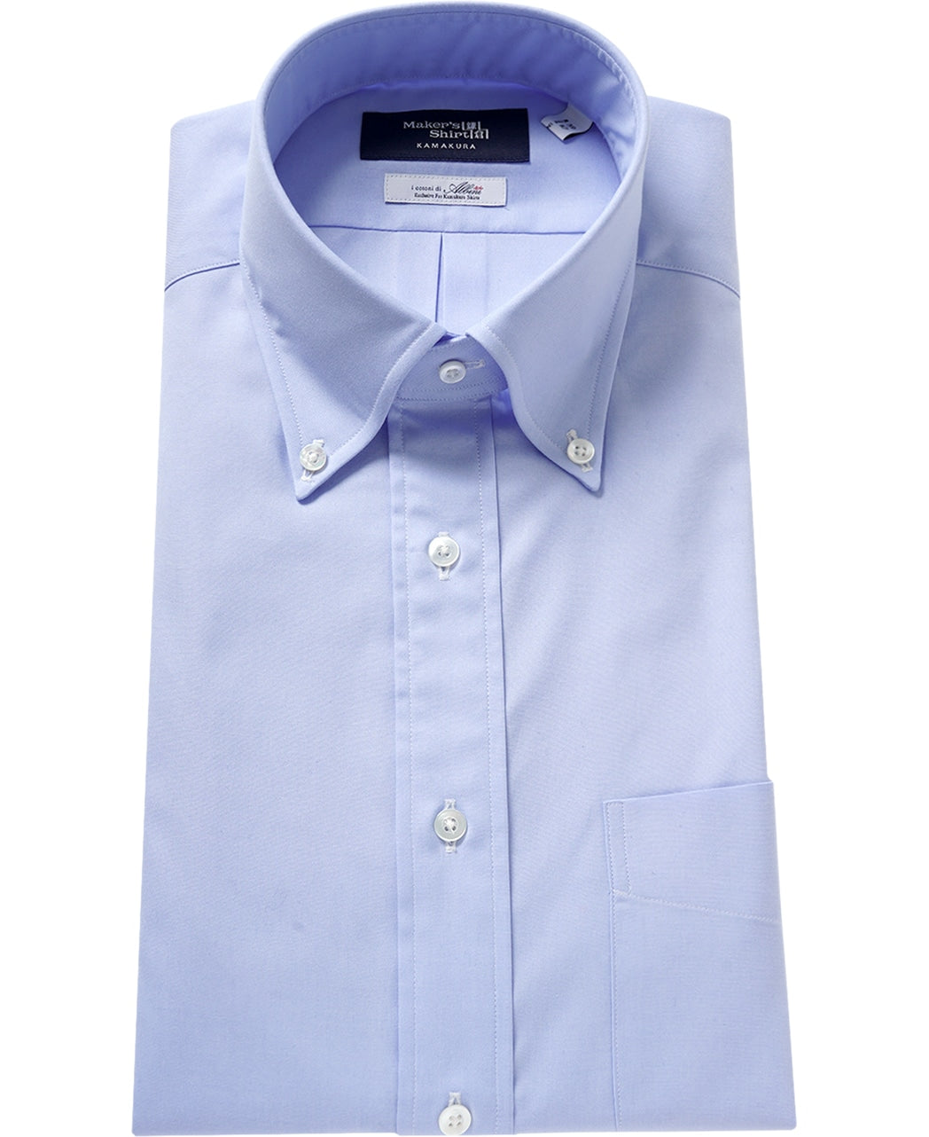 Tokyo Slim Fit Button Down Pinpoint Oxford Albini