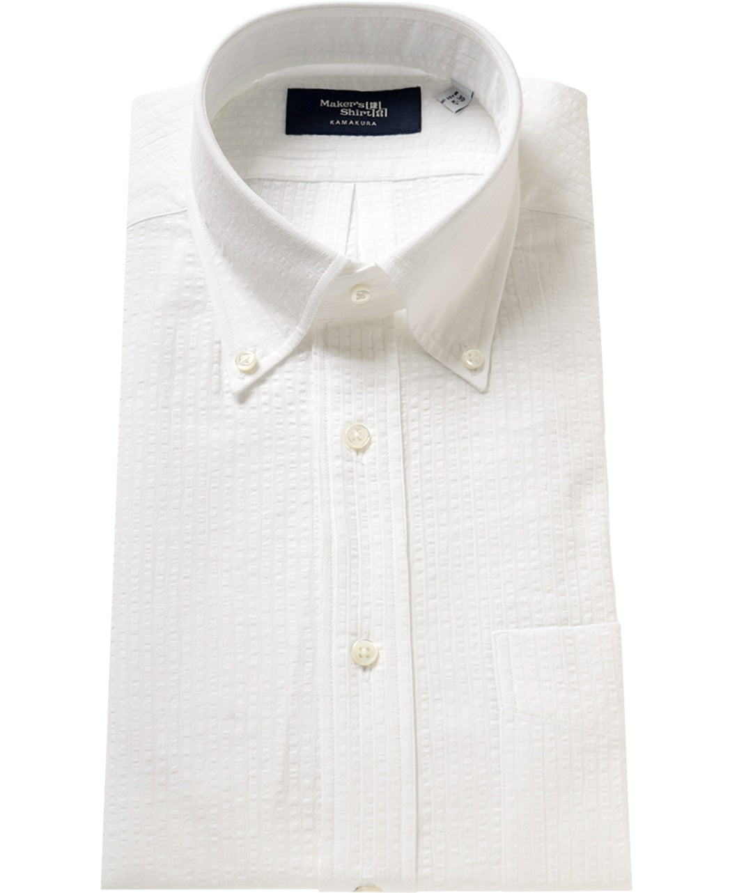TOKYO SLIM FIT - Button Down Ice Cotton Seersucker