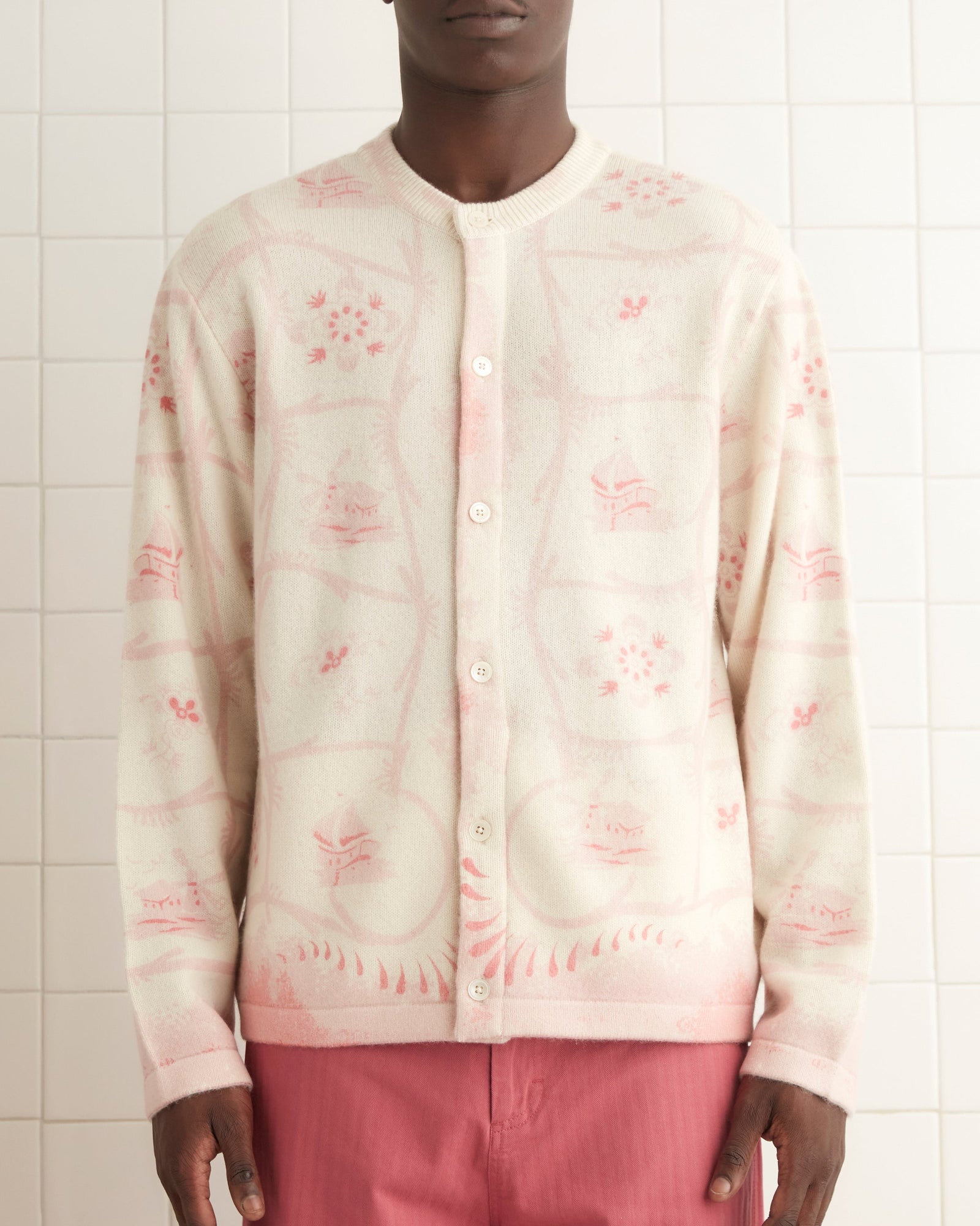 Printed Mill Cardigan