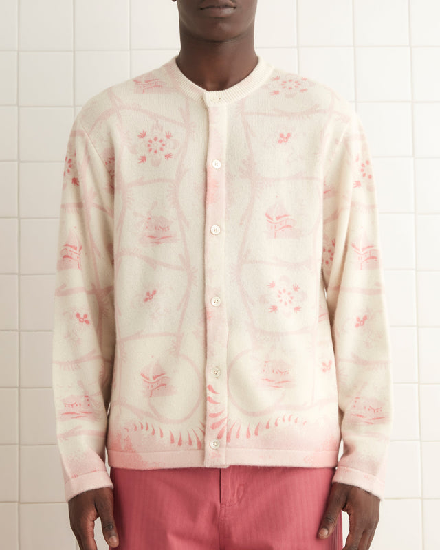 Printed Mill Cardigan