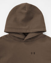 Flag Fleece Hoodie Chestnut Unisex