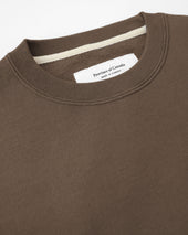 Flag Fleece Sweatshirt Chestnut Unisex