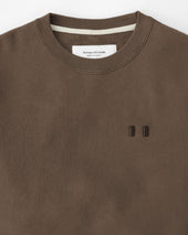Flag Fleece Sweatshirt Chestnut Unisex