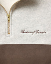 Club Fleece Half Zip Chestnut Unisex
