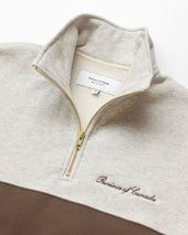 Club Fleece Half Zip Chestnut Unisex