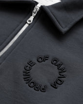 Half Zip Fleece Sweatshirt Coal Unisex
