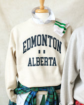 Edmonton Fleece Sweatshirt Eggshell Unisex