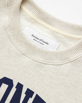 Edmonton Fleece Sweatshirt Eggshell Unisex