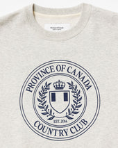 Country Club Fleece Sweatshirt Eggshell Unisex