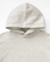 Flag Fleece Hoodie Eggshell Unisex