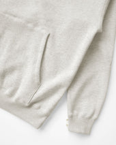 Flag Fleece Hoodie Eggshell Unisex