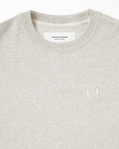 Flag Fleece Sweatshirt Eggshell Unisex