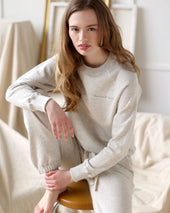 French Terry Sweatshirt Eggshell Unisex