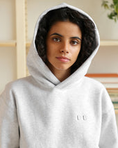 Flag Fleece Hoodie Cloud Unisex