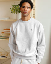 Flag Fleece Sweatshirt Cloud Unisex