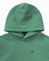 Flag Fleece Hoodie Green Unisex