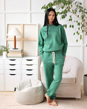 Flag Fleece Sweatpant Green Unisex