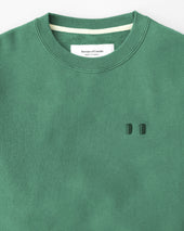 Flag Fleece Sweatshirt Green Unisex