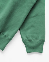 Half Zip Fleece Sweatshirt Green Unisex