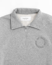 Half Zip Fleece Sweatshirt Heather Unisex