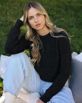 Cotton Knit Sweater Heather Unisex
