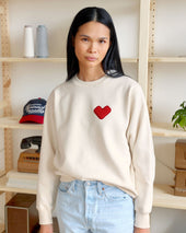 Heart Sweatshirt Unisex