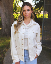 Reverse Fleece Overshirt Unisex