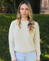 Cotton Knit Sweater Unisex