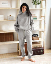 Flag Fleece Sweatpant Heather Grey Unisex