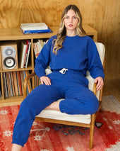 Flag Fleece Sweatpant Royal Unisex