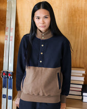 Reverse Fleece Pullover Chestnut Unisex