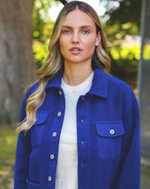 Reverse Fleece Overshirt Unisex