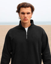 Half Zip Fleece Sweatshirt Unisex
