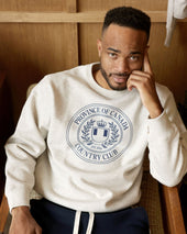 Country Club Fleece Sweatshirt Eggshell Unisex