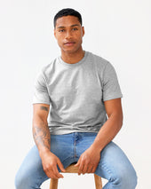 Monday Tee Heather Grey Unisex