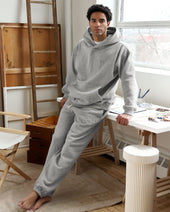 Flag Fleece Sweatpant Heather Grey Unisex