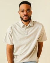 Sunday Polo Shirt Oatmeal - Unisex