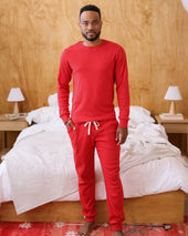 Almost Pyjama Pant Red Unisex