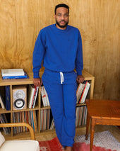 Flag Fleece Sweatpant Royal Unisex
