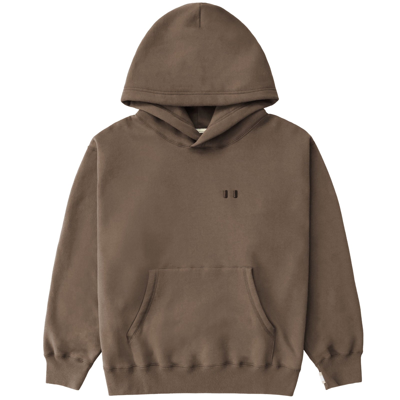 Flag Fleece Hoodie Chestnut Unisex