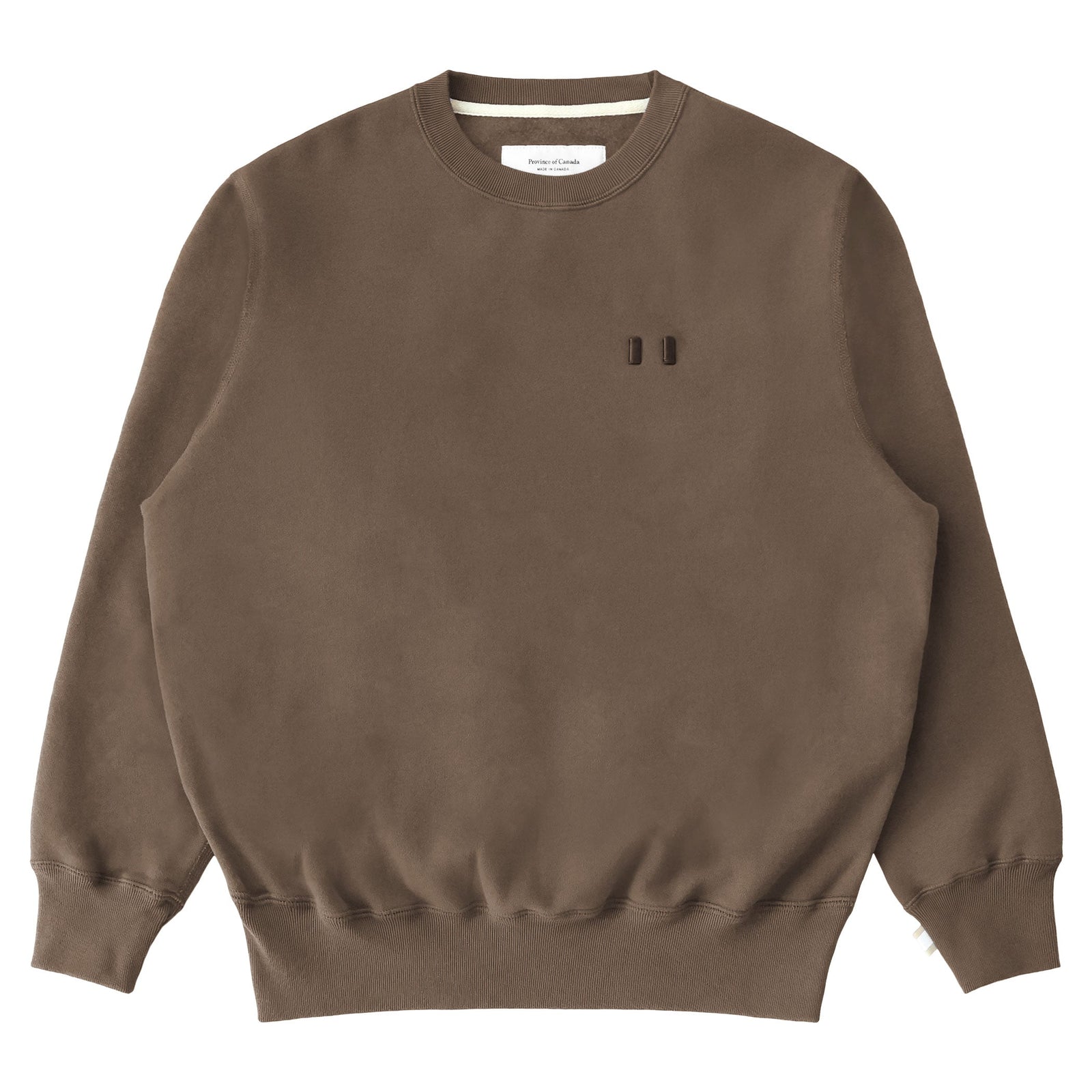 Flag Fleece Sweatshirt Chestnut Unisex