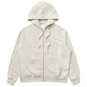 French Terry Zip Hoodie Eggshell - Unisex
