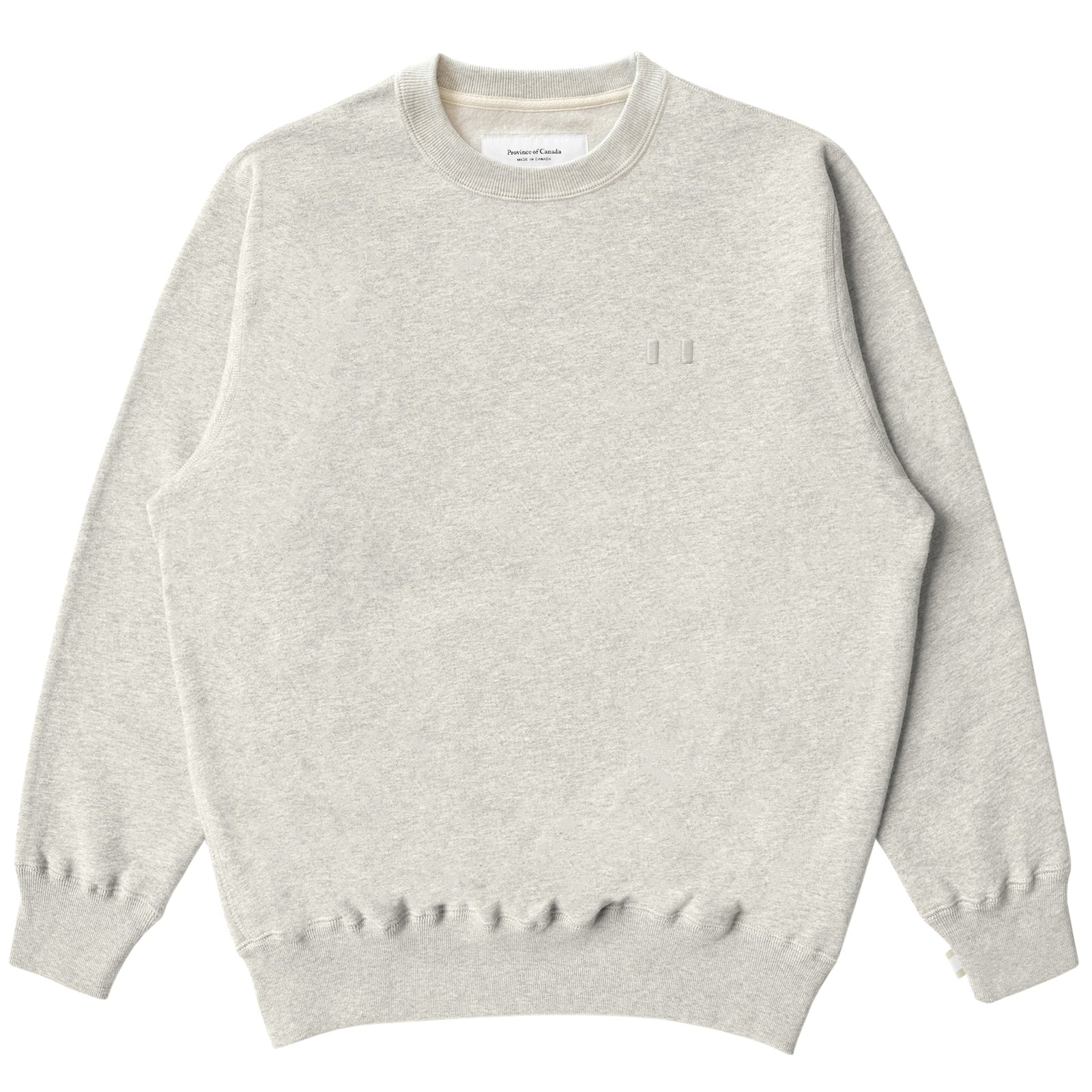 Flag Fleece Sweatshirt Eggshell Unisex