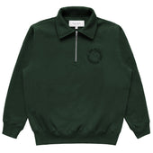 Half Zip Fleece Sweatshirt Forest - Unisex